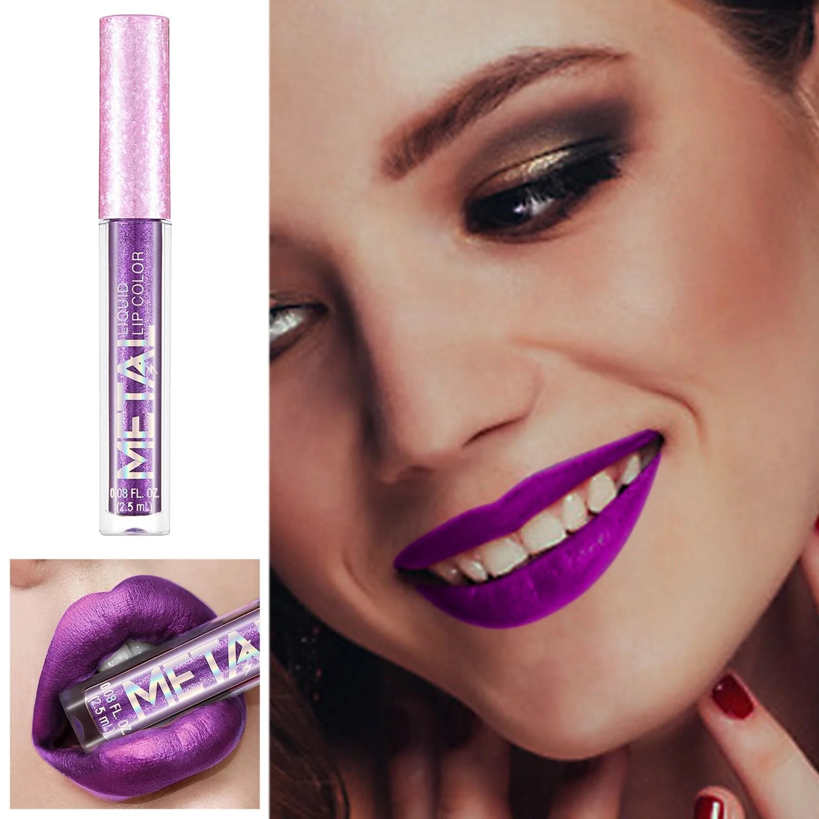 12-Piece Metallic Glitter Lipstick Kit
