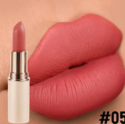 Matte Lipstick Half Cylinder - Long-Lasting Color