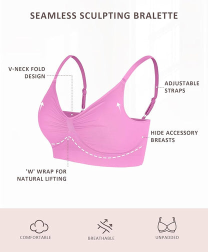 Seamless Plus Comfort Push-Up Bra - Support &amp; Lift