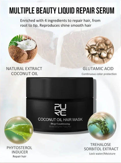 Anti-Shedding Smooth Hair Mask – Frizz Control &amp; Nourishment