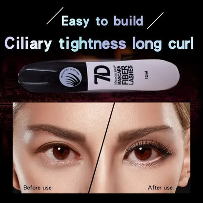 Black 7D Waterproof Mascara – Long-Lasting &amp; Smudge-Proof