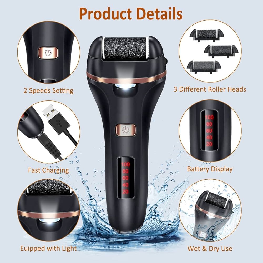 Advanced Foot Care Electric File - Callus Removal