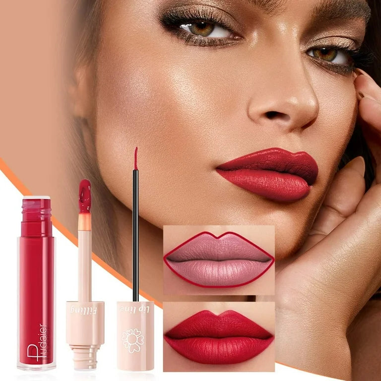 Dual Lipstick &amp; Gloss Set – Matte Finish Meets Shine