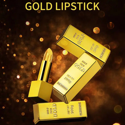 Gold Waterproof Matte Lipstick – Long Lasting