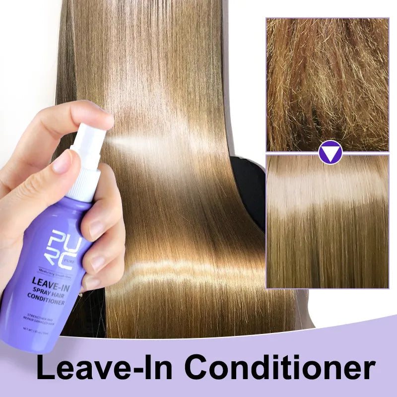 Coconut Oil Leave-In Conditioner Spray – Smooth, Hydrated