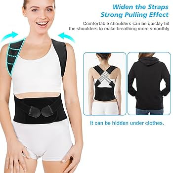 Unisex Posture Corrector Brace with Chest Lift &amp; Back Support