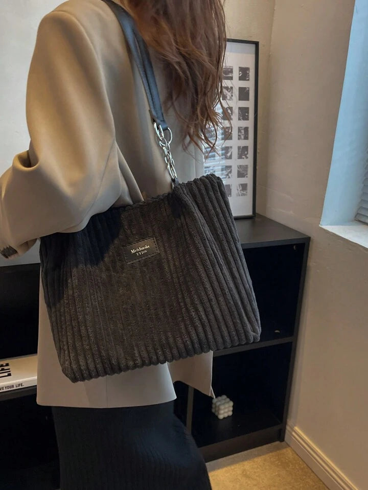 Retro Chic Carryall - Vintage Style Large Bag