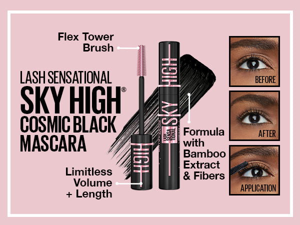 4D Waterproof Slim Mascara – Volume, Length &amp; Curl