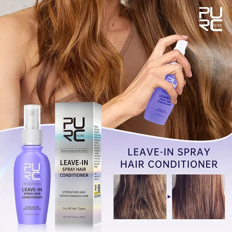 Coconut Oil Leave-In Conditioner Spray – Smooth, Hydrated