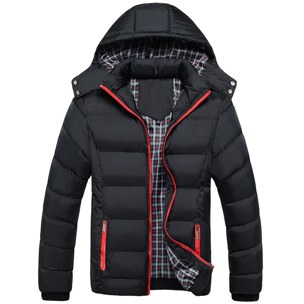Men’s Plus Size Cotton Winter Coat – Warm &amp; Stylish Outerwear