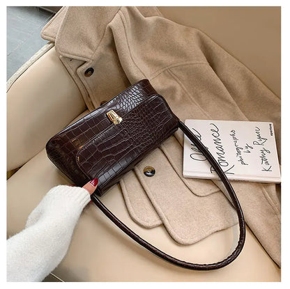 Luxury Croc Handbag - Premium Crocodile Pattern