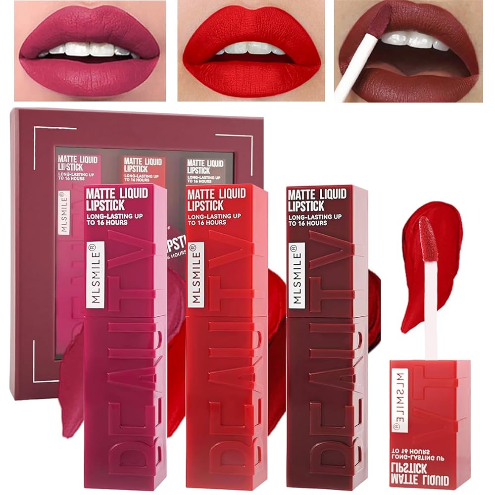 6 Colors Matte Liquid Lipstick Set