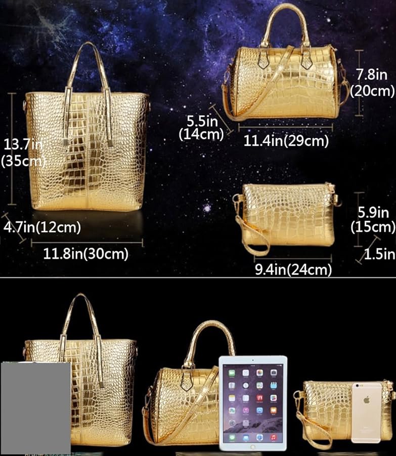 Triple Chic Set - 3-Piece Handbag Collection