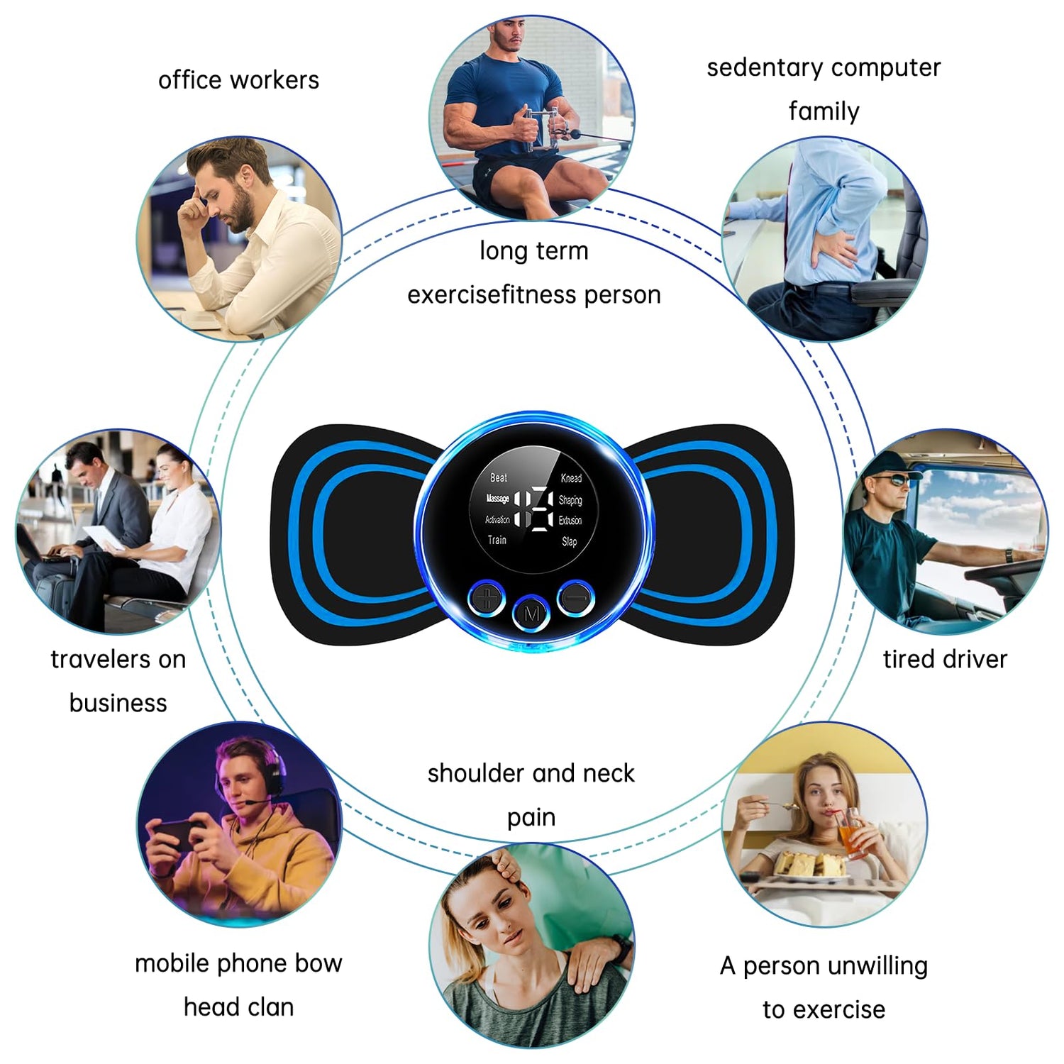 EMS RelaxWave Massager - Muscle Relief &amp; Recovery
