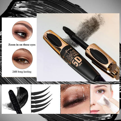 5D Silk Fiber Mascara – Volume &amp; Length Boost