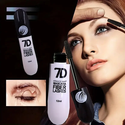 Black 7D Waterproof Mascara – Long-Lasting &amp; Smudge-Proof