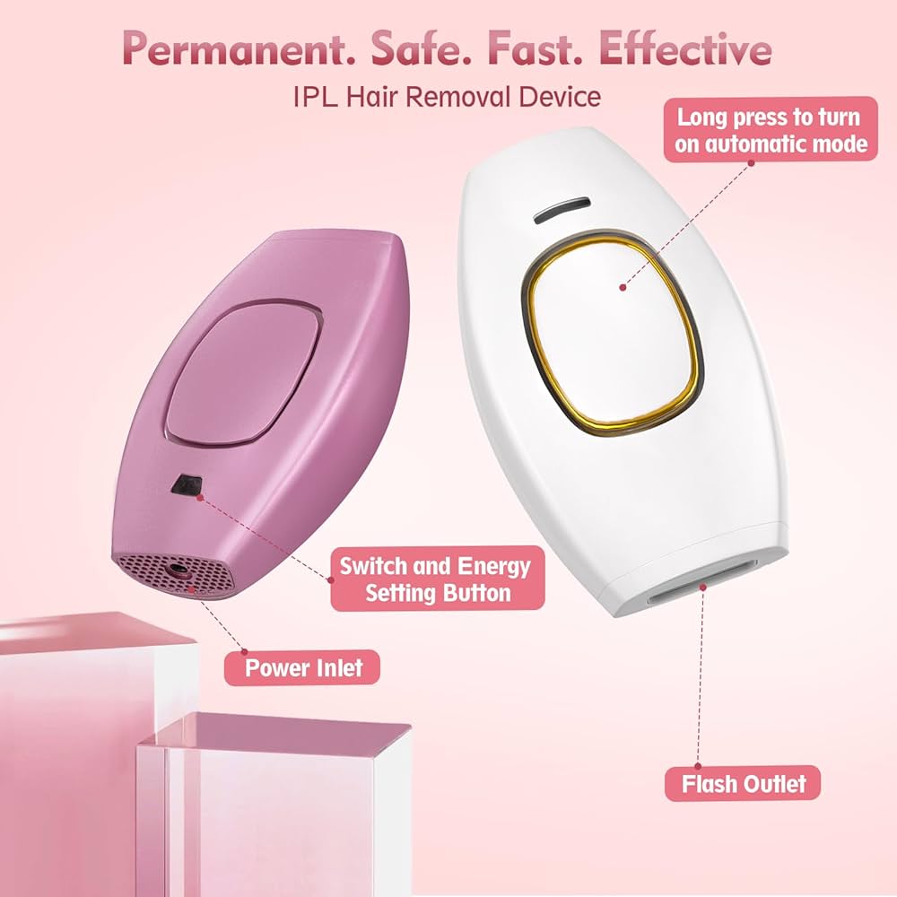 Laser Hair Removal System - Professional Home Device