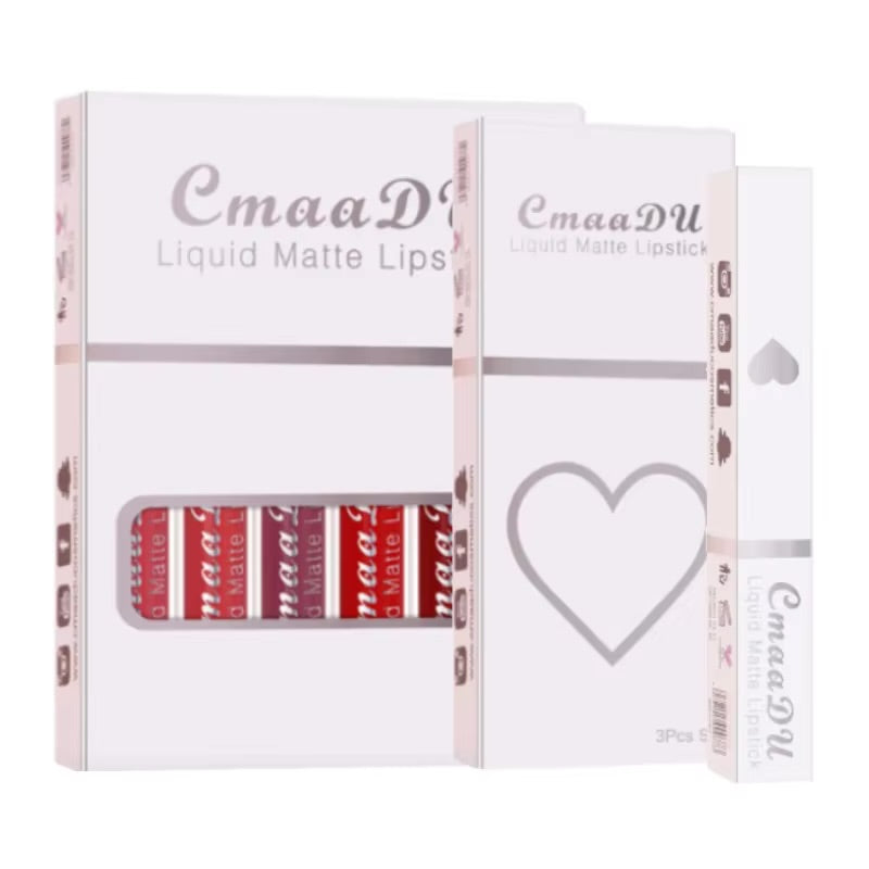6 Pack Matte Lip Gloss Set - Complete Collection