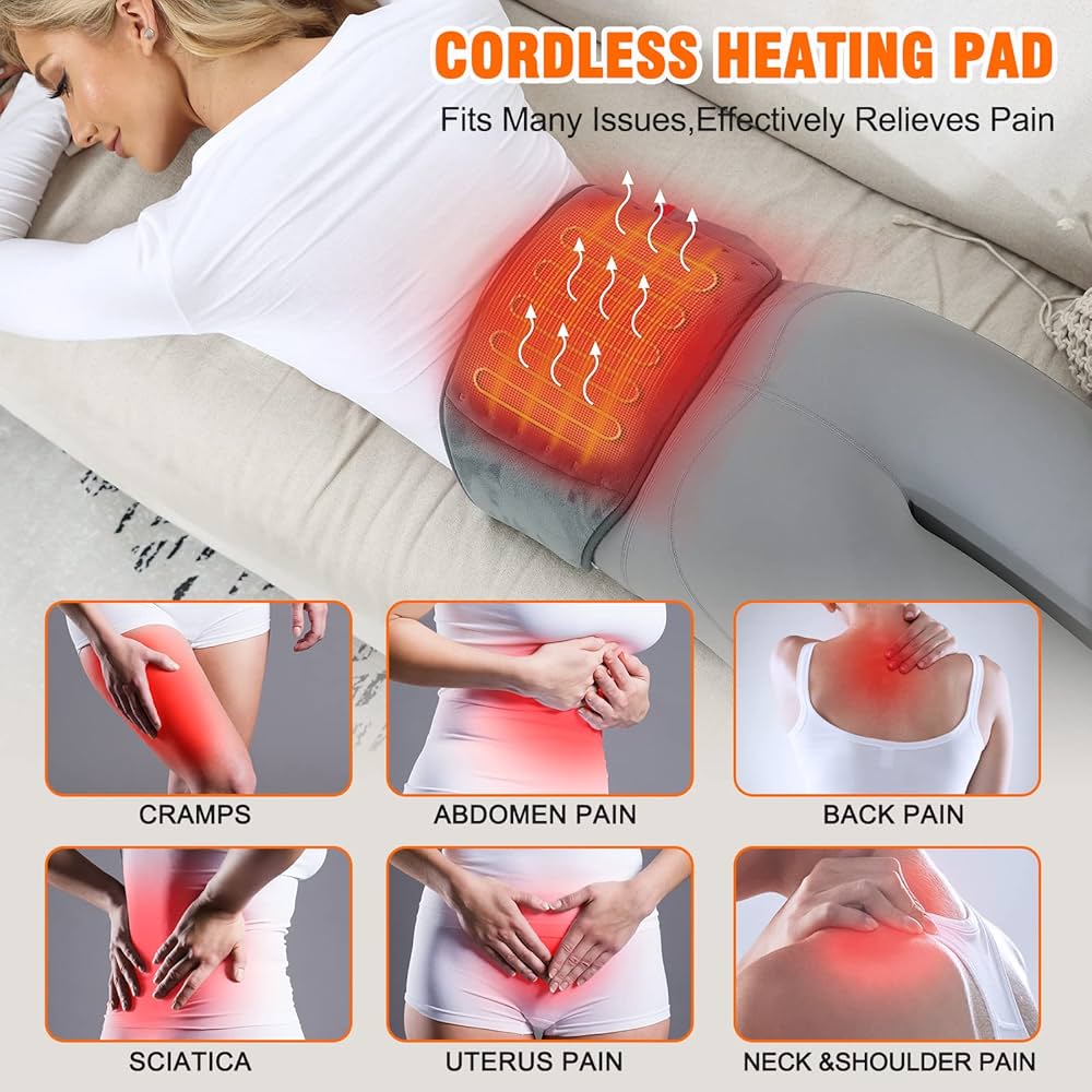 Infrared Vibration Lumbar Support Massager