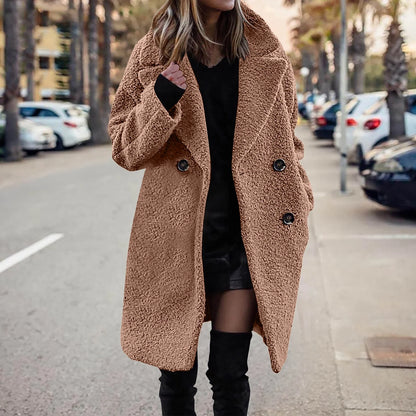 Velvet Elegance Winter Coat – Luxe Warm &amp; Chic Design