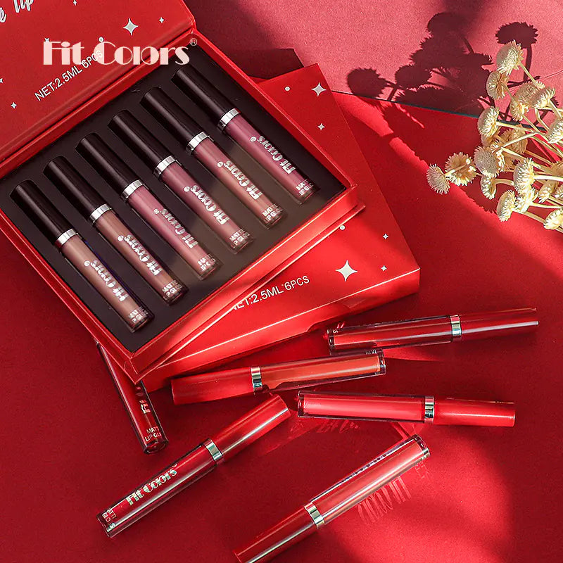 Matte Lip Perfection Set 6 Pcs - Complete Kit