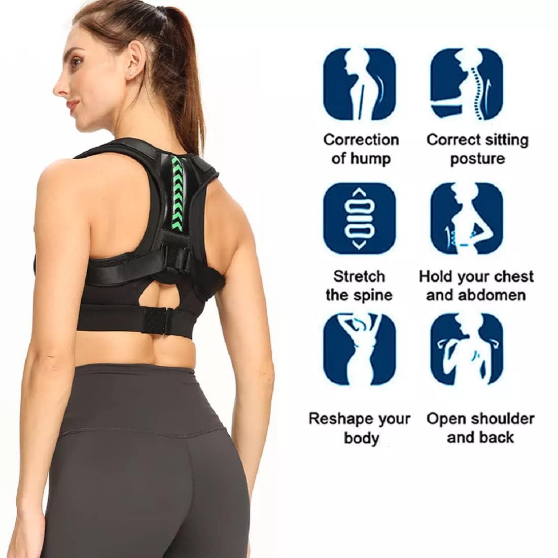 Posture Correction Belt for Back and Sitting Support