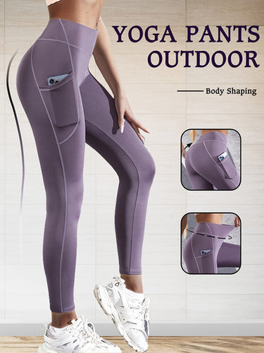 Quick-Dry Belly Control Yoga Pants – Flexible &amp; Chic