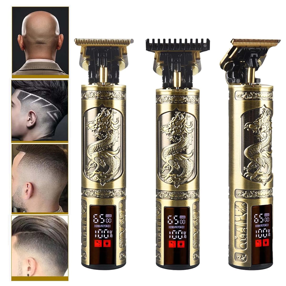 Dragon T9 Pro Wireless Hair Clippers - Professional