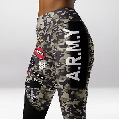 Military Chic Sculpting Leggings