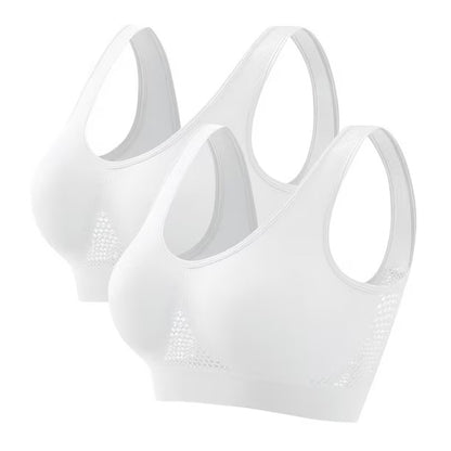 Seamless Wireless Sports Bra – Breathable Comfort