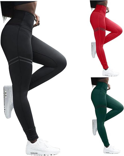 High-Waisted Sculpting Leggings - Anti-Cellulite