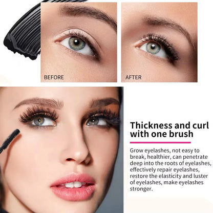 4D Waterproof Slim Mascara – Volume, Length &amp; Curl