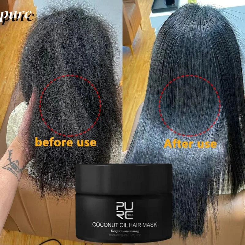 Anti-Shedding Smooth Hair Mask – Frizz Control &amp; Nourishment