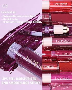 Glittery Matte Lip Gloss – Moisturizing Velvet Finish