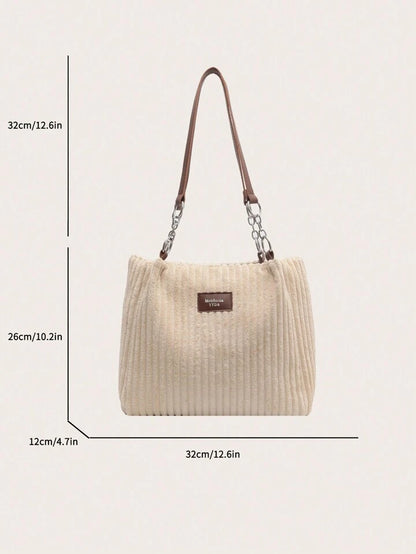 Retro Chic Carryall - Vintage Style Large Bag
