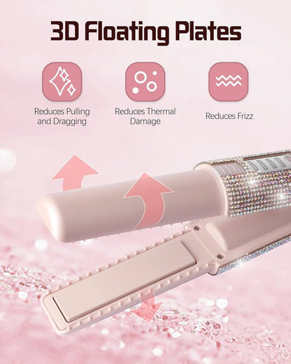 Wireless Automatic Hair Curler – Crystal Diamond Design
