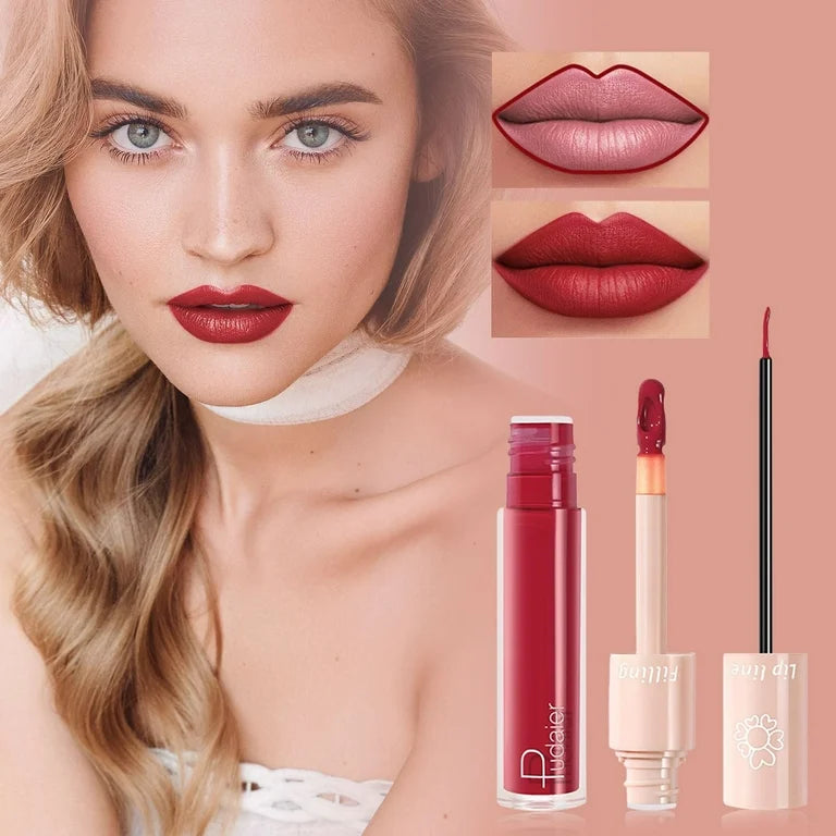 Dual Lipstick &amp; Gloss Set – Matte Finish Meets Shine