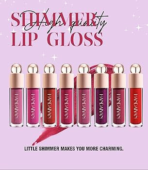 Glittery Matte Lip Gloss – Moisturizing Velvet Finish