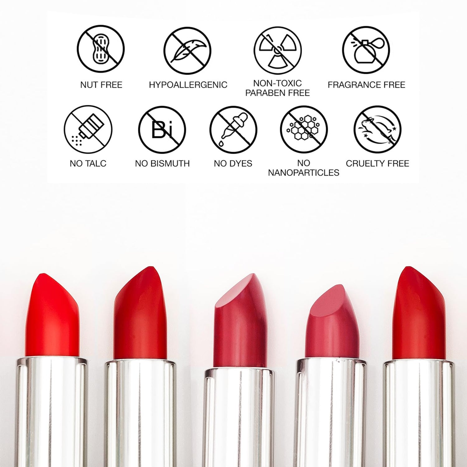 Velvet Matte 8-Shade Lipsticks - Long-Lasting Set