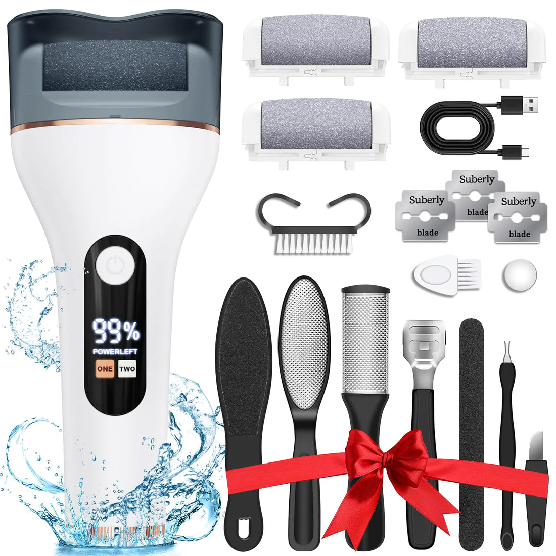 Rechargeable 16-in-1 Foot Care Kit - Complete Set
