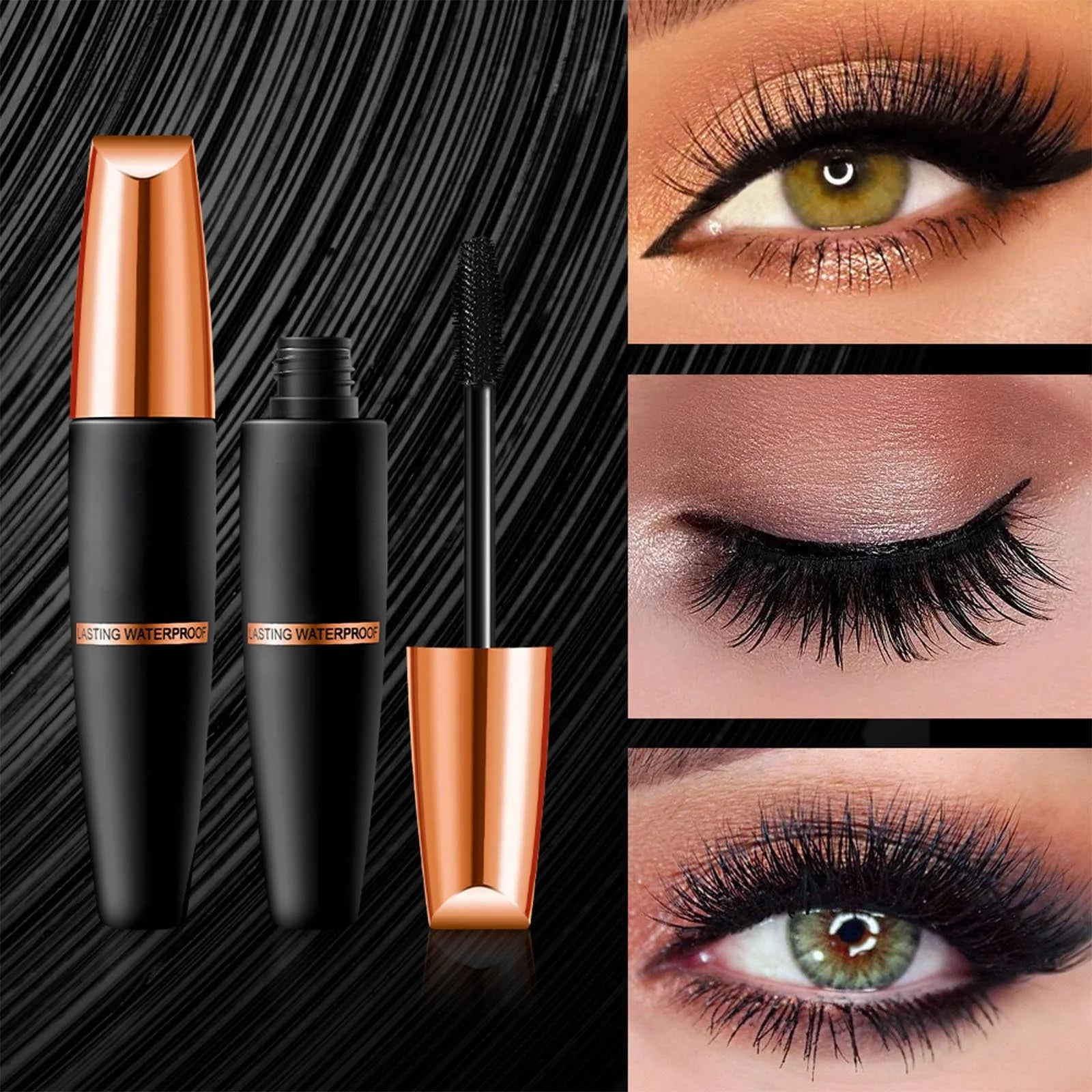 4D Silk Fiber Mascara Waterproof Lengthening &amp; Volume