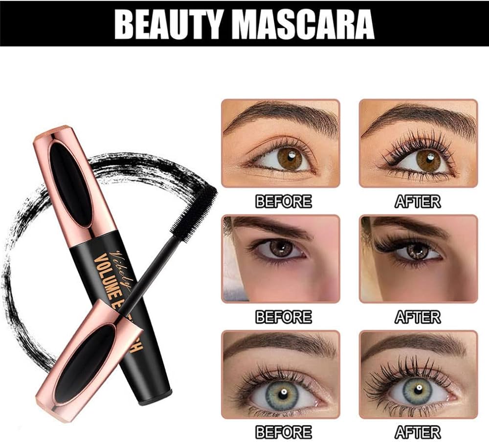 4D Silk Fiber Lash Mascara 4 Pack - Volume Set