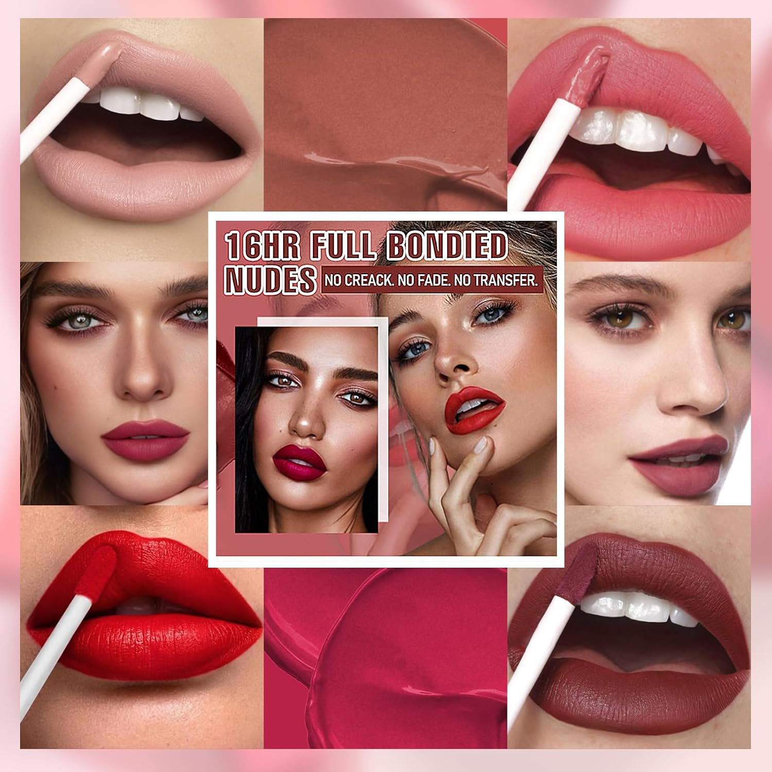 6 Colors Matte Liquid Lipstick Set