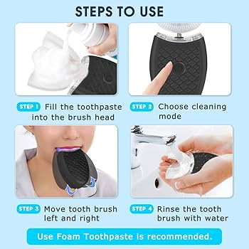 U-Shaped LED Teeth Whitener - Professional Whitening