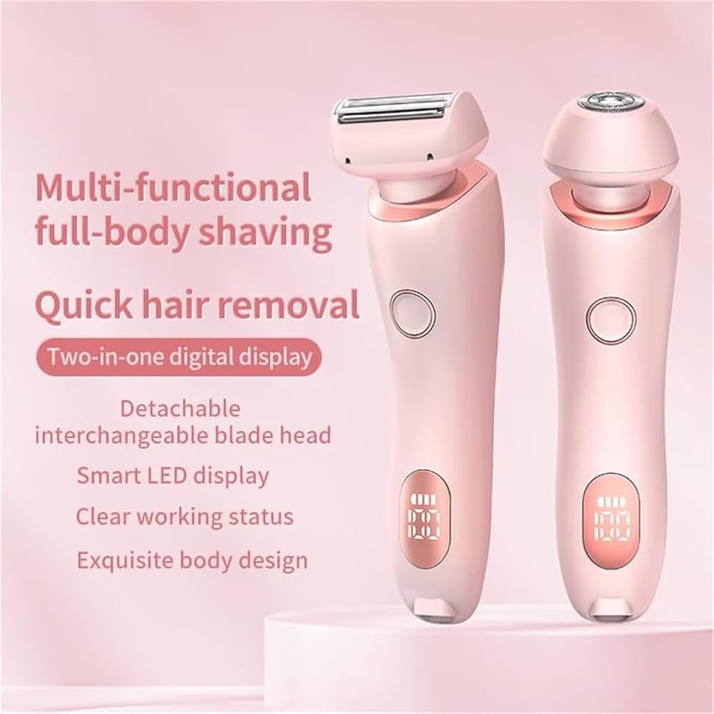 2-in-1 Hair Removal Epilator USB - Electric Trimmer