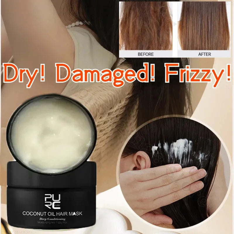 Anti-Shedding Smooth Hair Mask – Frizz Control &amp; Nourishment