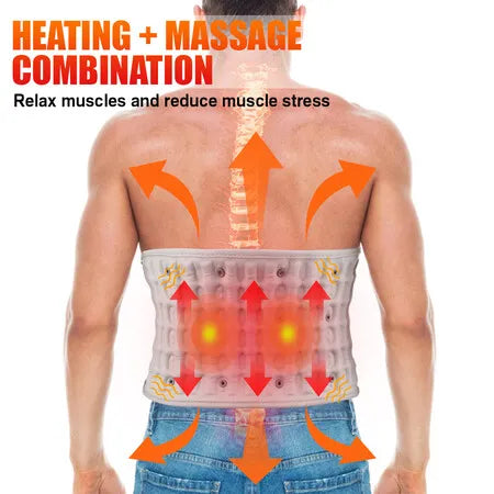 Infrared Vibration Lumbar Support Massager