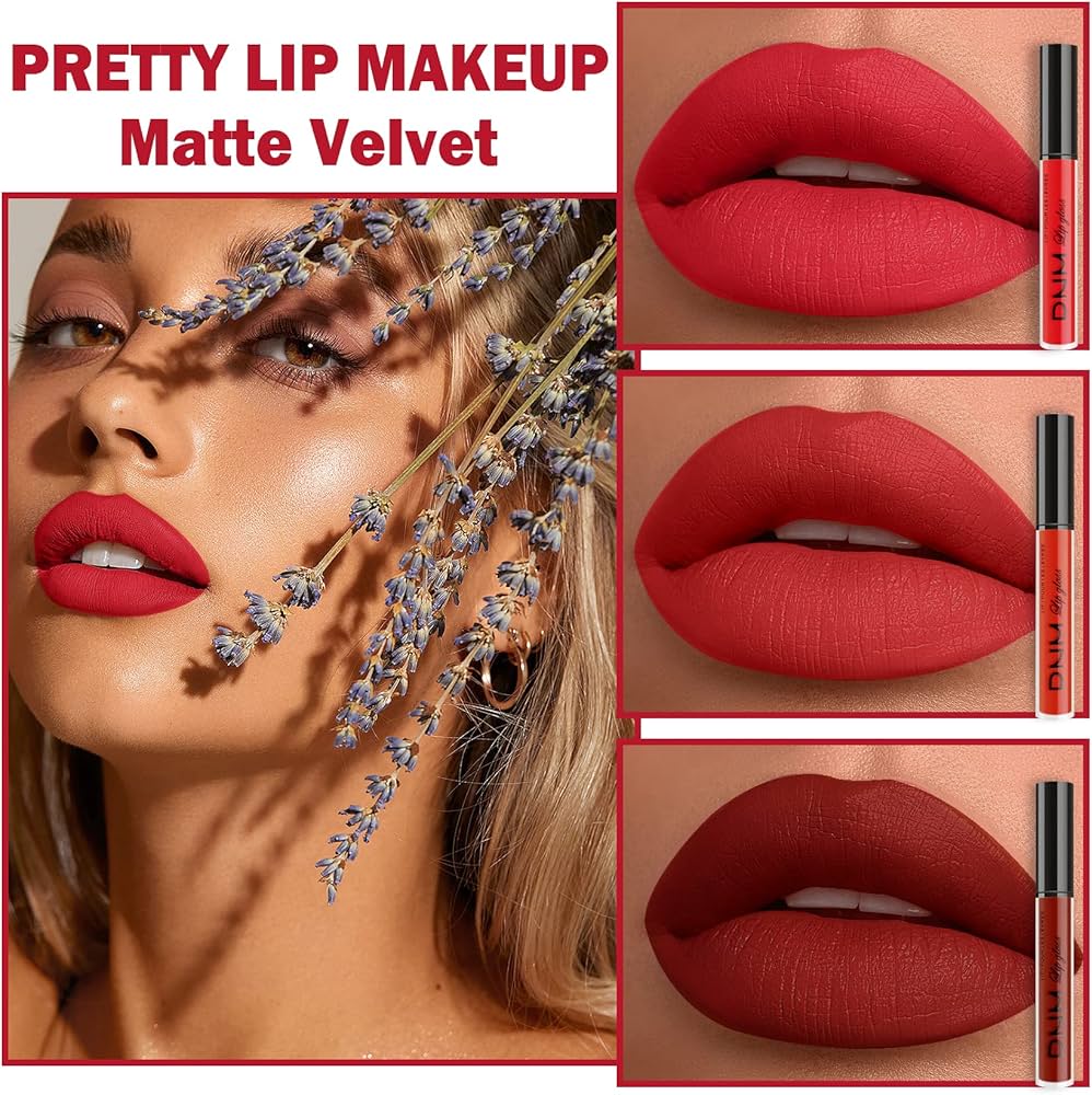 Lip Gloss 3 Piece Set - Matte Metallic Collection