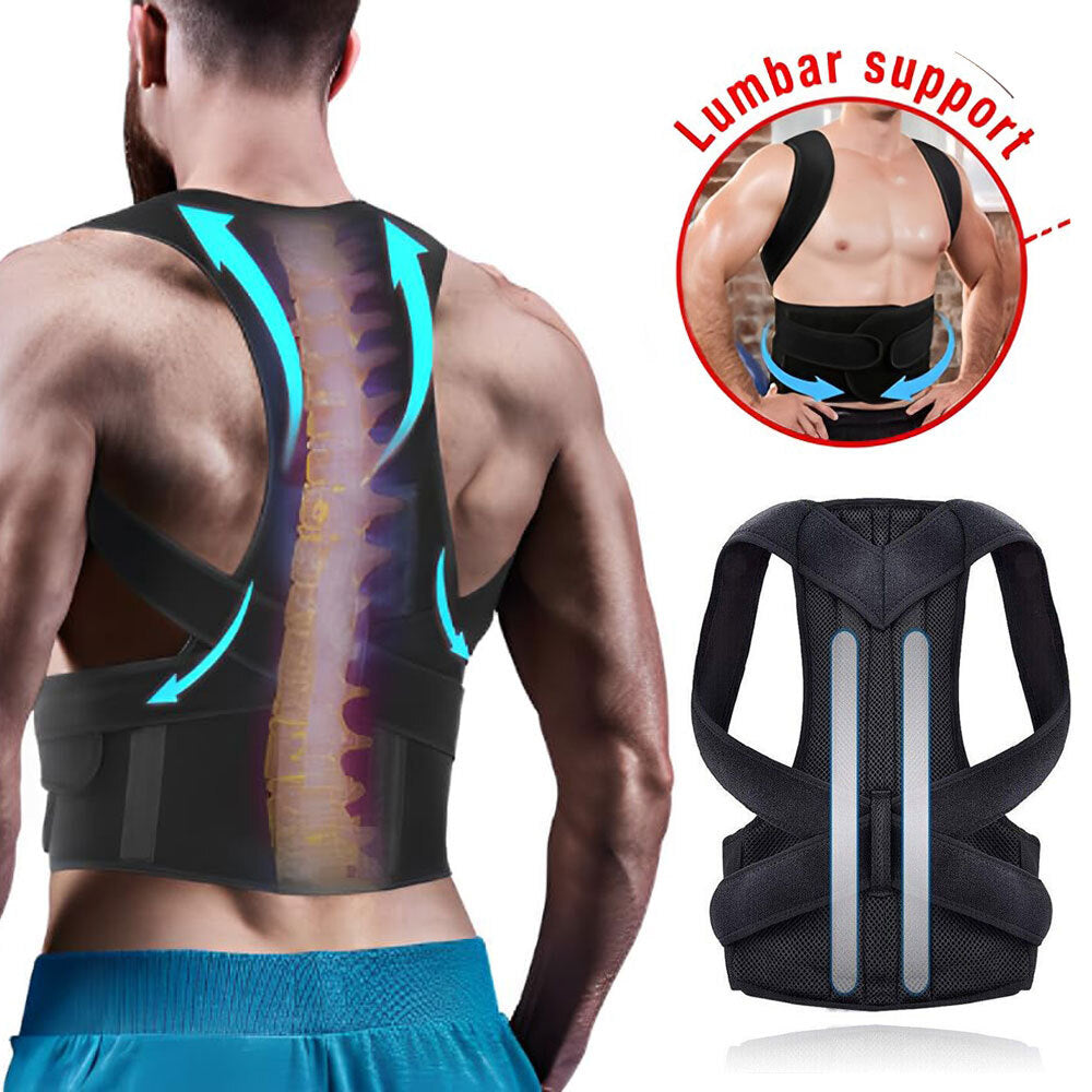 Adjustable Unisex Back Support Brace