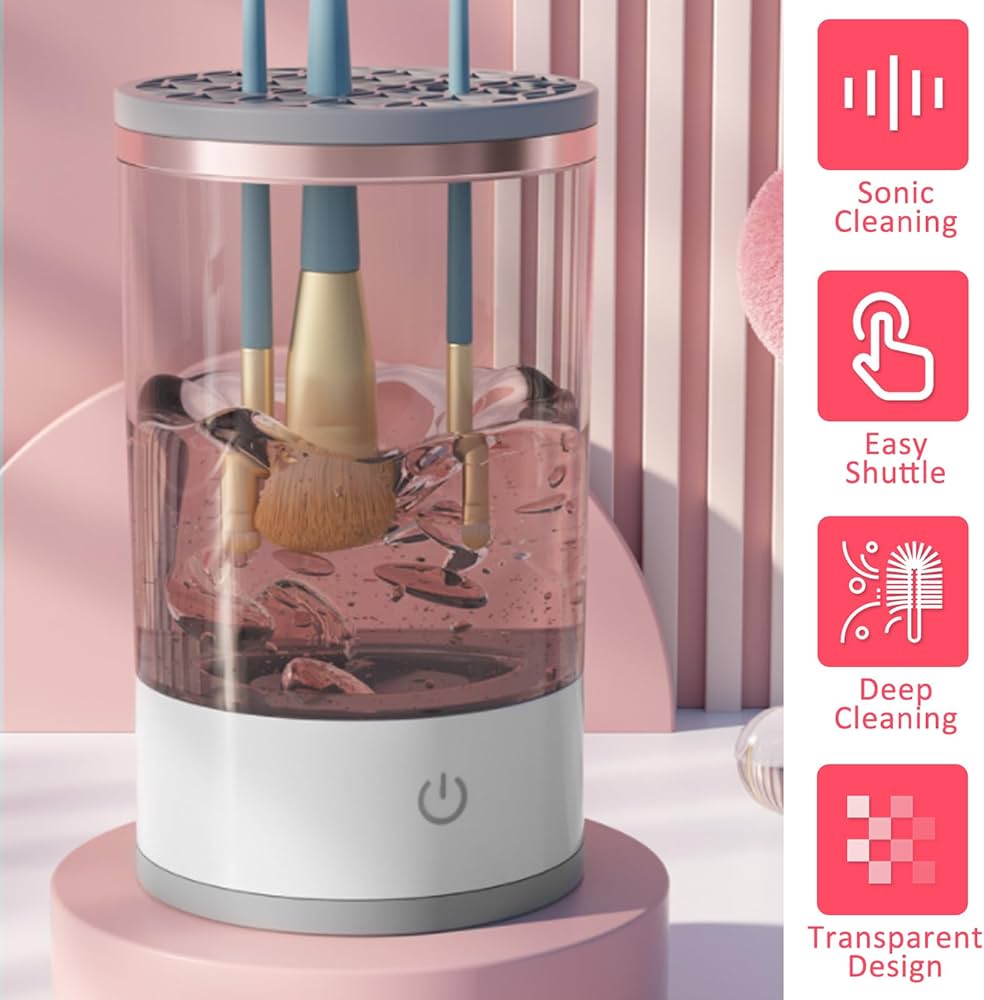 Electric Makeup Brush Cleaner &amp; Dryer - Quick Clean